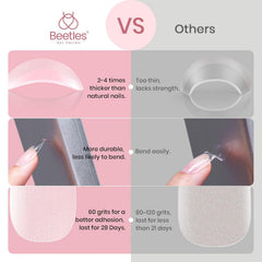 Beetles Gel Nail Tips durable edge for longer wear and bold designs