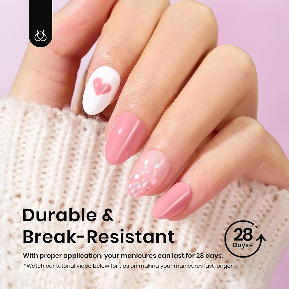 Beetles Gel Nail Tips fast extension in minutes for DIY projects