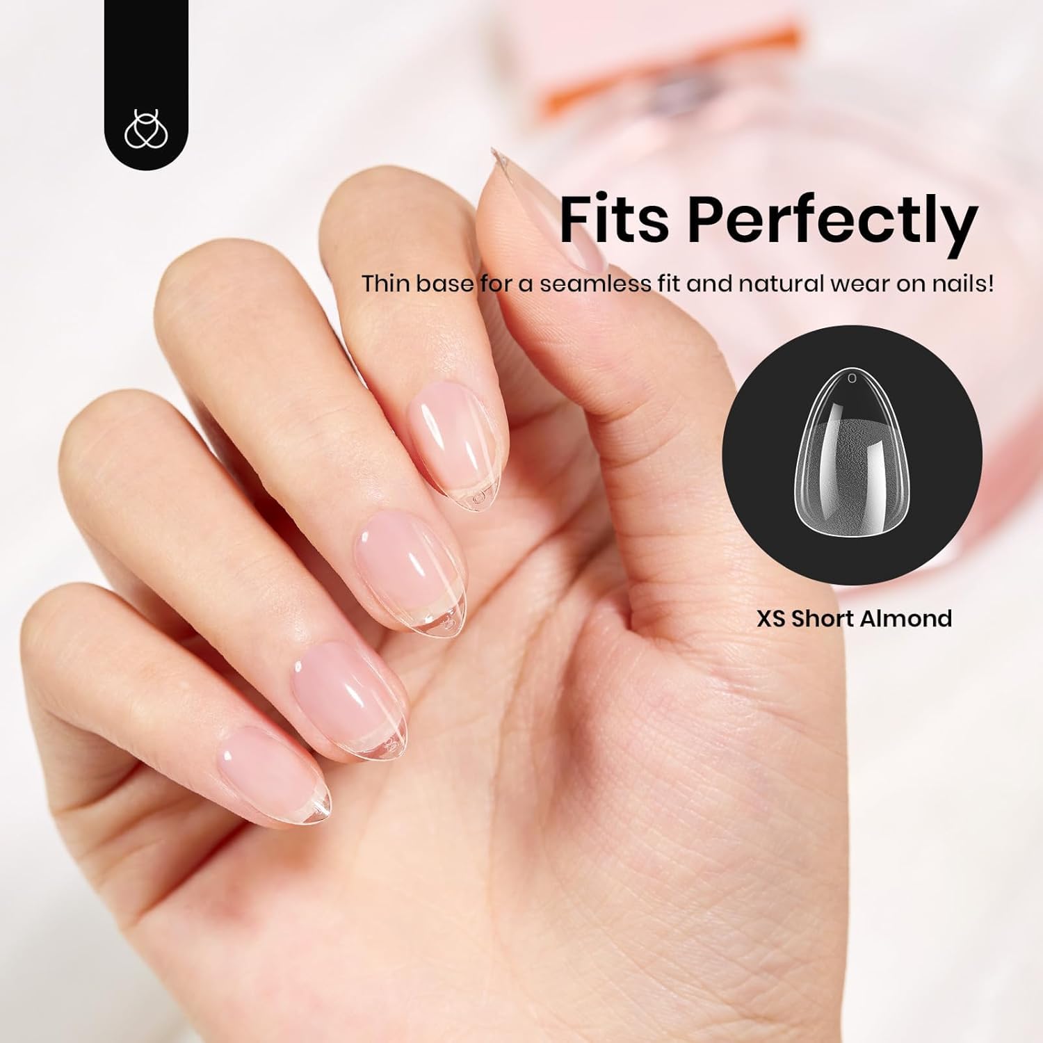 Beetles Gel Nail Tips pre-shaped design for fast, shaping-free application