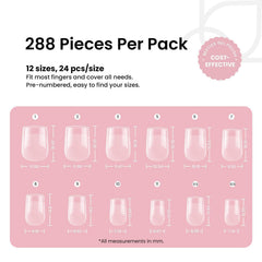 Beetles Gel Polish tips made of acrylic for stronger wear and a smooth finish