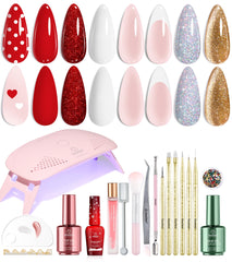 Beetles Gel Polish 27-piece kit box enables salon-quality nails at home.