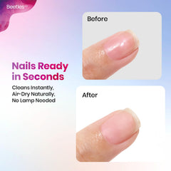 Beetles Gel polish tip for a strong, long-lasting finish.