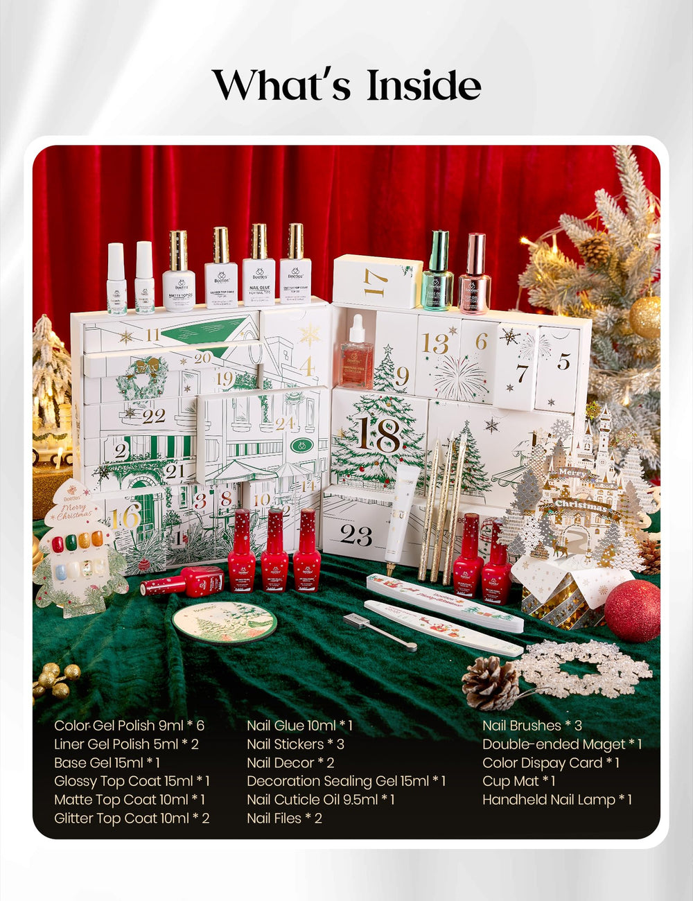 Beetles Gel Polish cuticle oil and tools supporting nail care