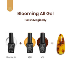 Beetles Gel Polish Amber Attraction bottle close-up highlights long-wear potential.