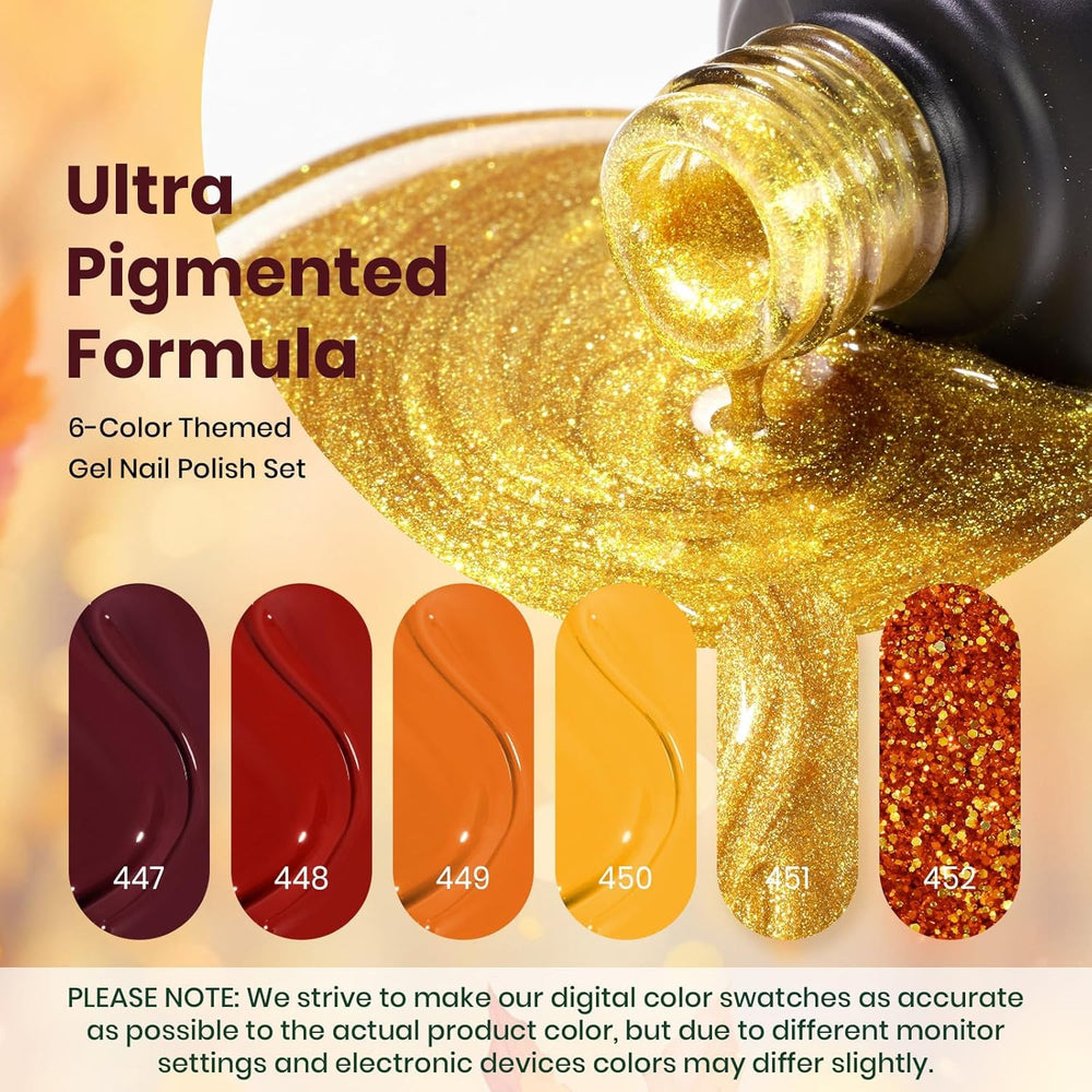 Beetles Gel Polish autumn shades swatches for versatile DIY nail art