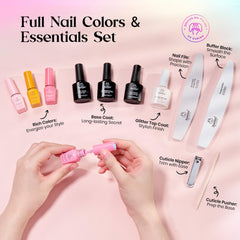 Beetles Gel Nails look bright under daylight and lamps.