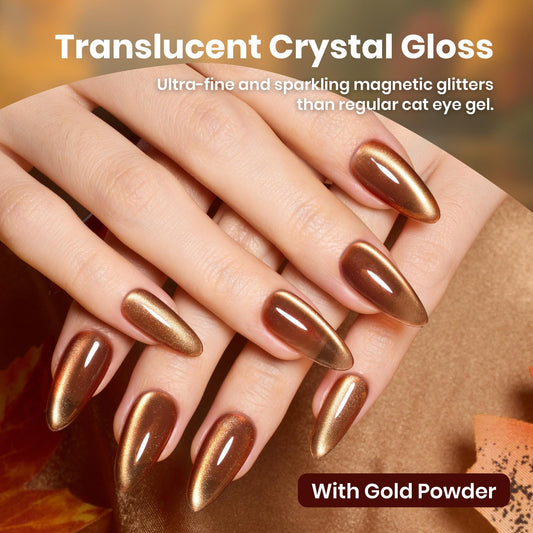 Beetles Gel Polish burgundy cat eye swatch with magnetic shimmer