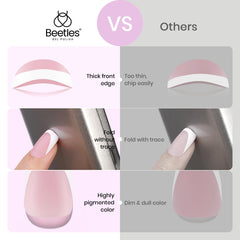 Beetles gel polish DIY nail art setup for effortless design.