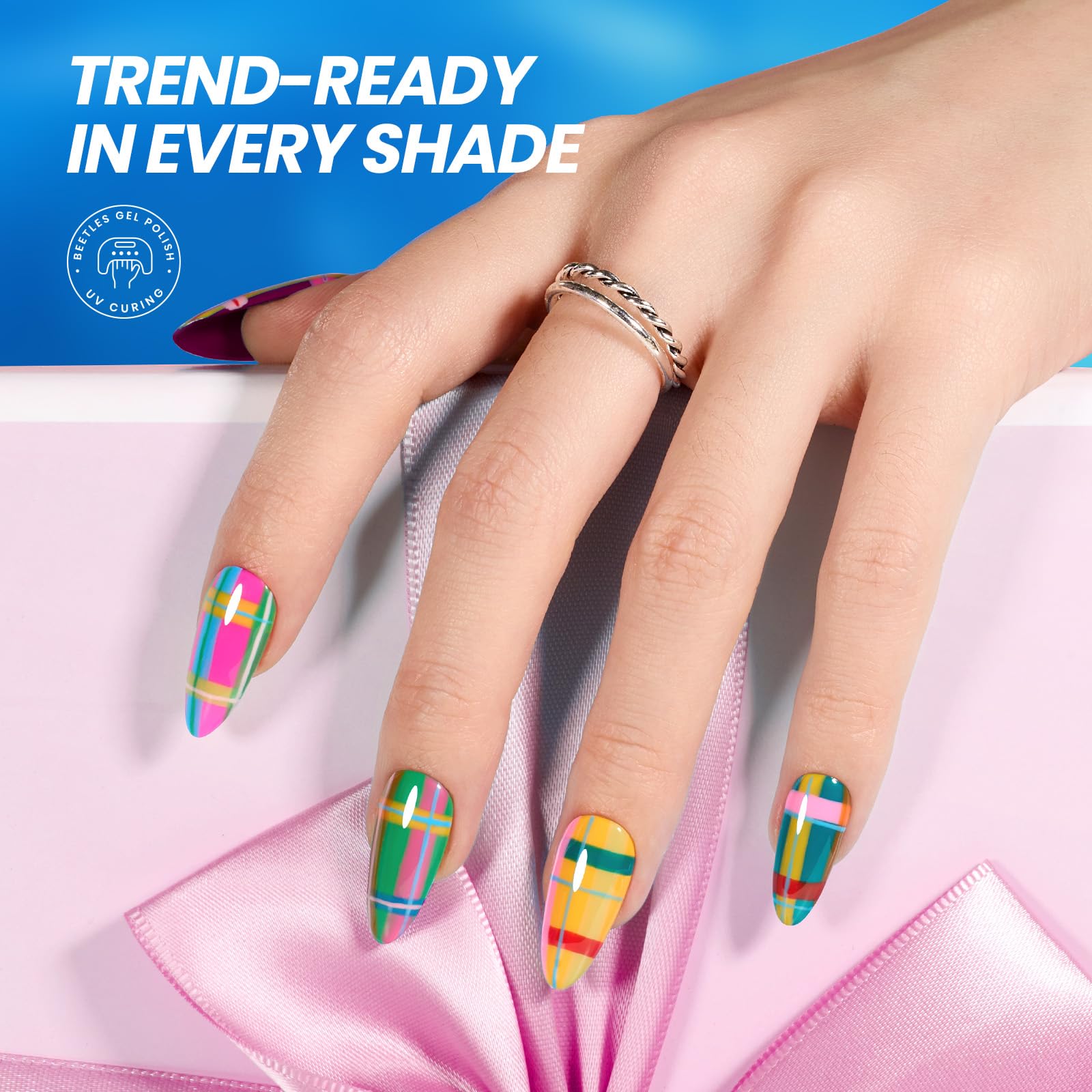 Beetles Gel Polish gift box showcases extra accessories for creative nail art
