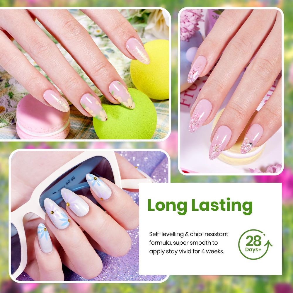 Beetles glossy top coat bottle delivers salon-like shine