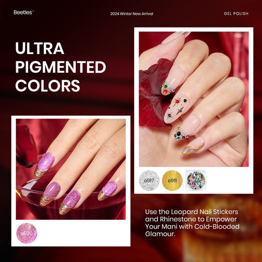 Beetles Gel Polish Kit base coat and top coats for durable finishes