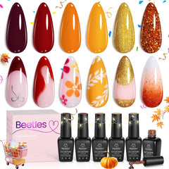 Beetles Gel Polish curing under LED/UV shows quick dry time