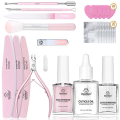 Beetles Gel Polish Remover Kit with cuticle oil for nourished nails