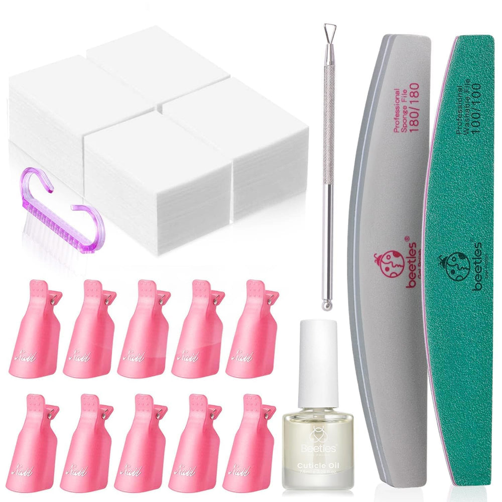 Beetles nail cleaner brush preps nails before polishing