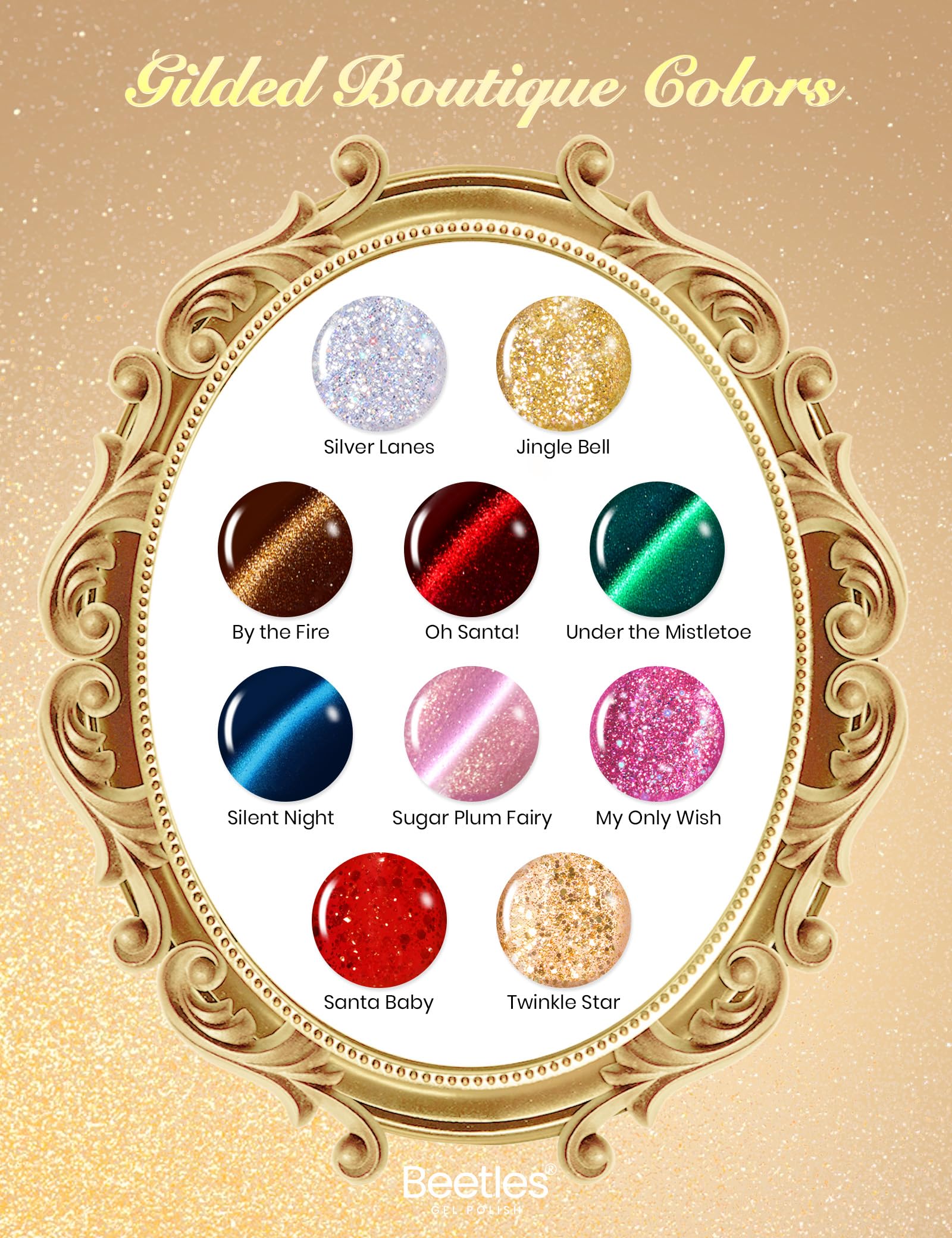 Beetles Gel Polish rhinestone glue securing gems with sparkle
