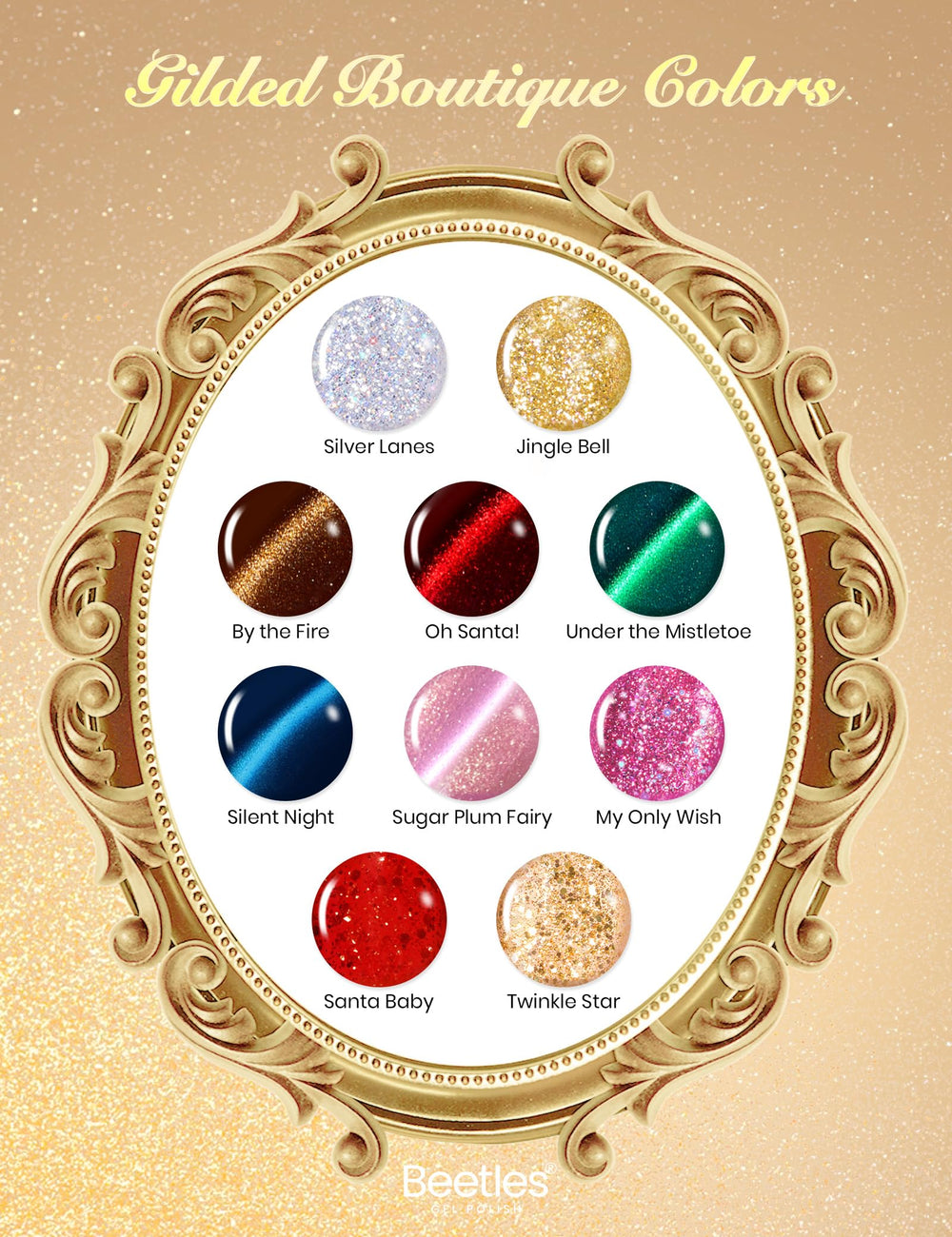 Beetles Gel Polish rhinestone glue securing gems with sparkle
