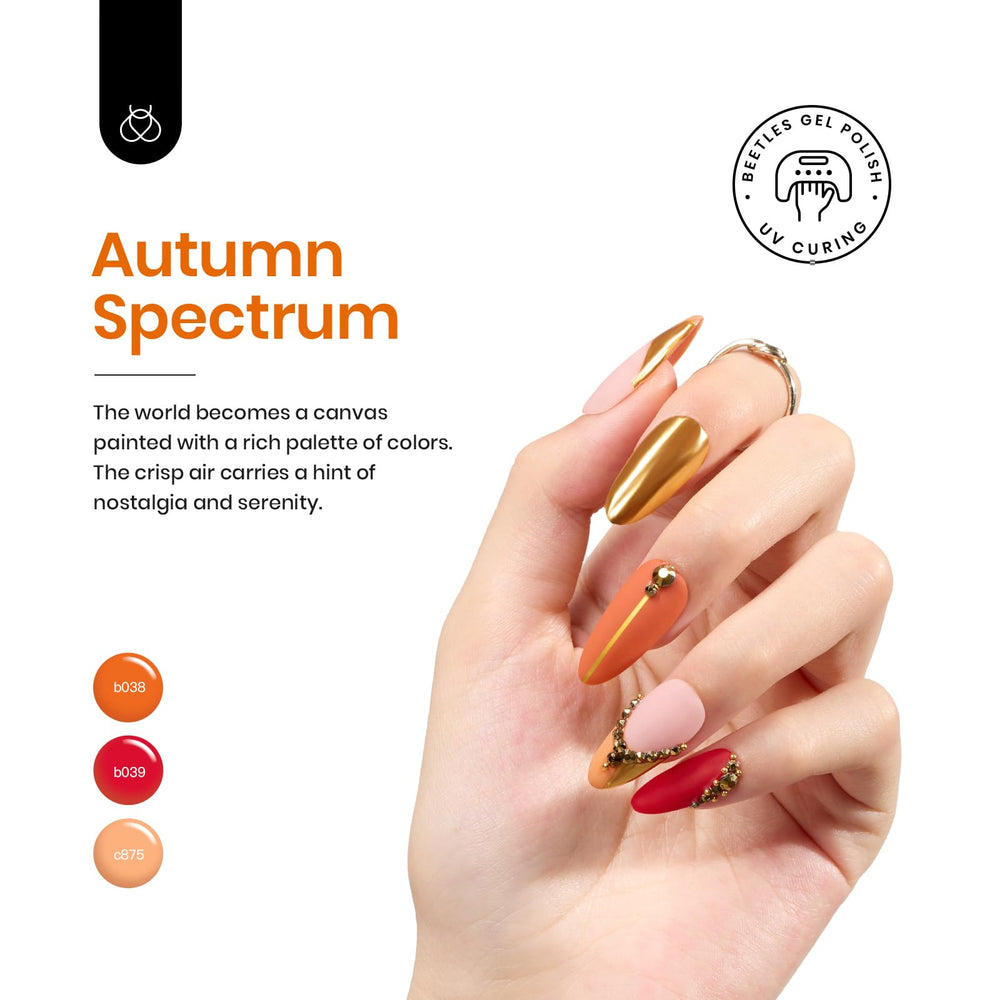 Beetles gel polish bottles close-up showcasing rich pigmentation and glossy finish