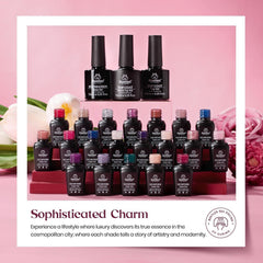 Beetles Gel Polish Set red glitter shade for bold fashion statements.