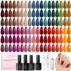 Beetles Gel Polish Waltz of Leaves bottle pour shows rich seasonal tones for nails