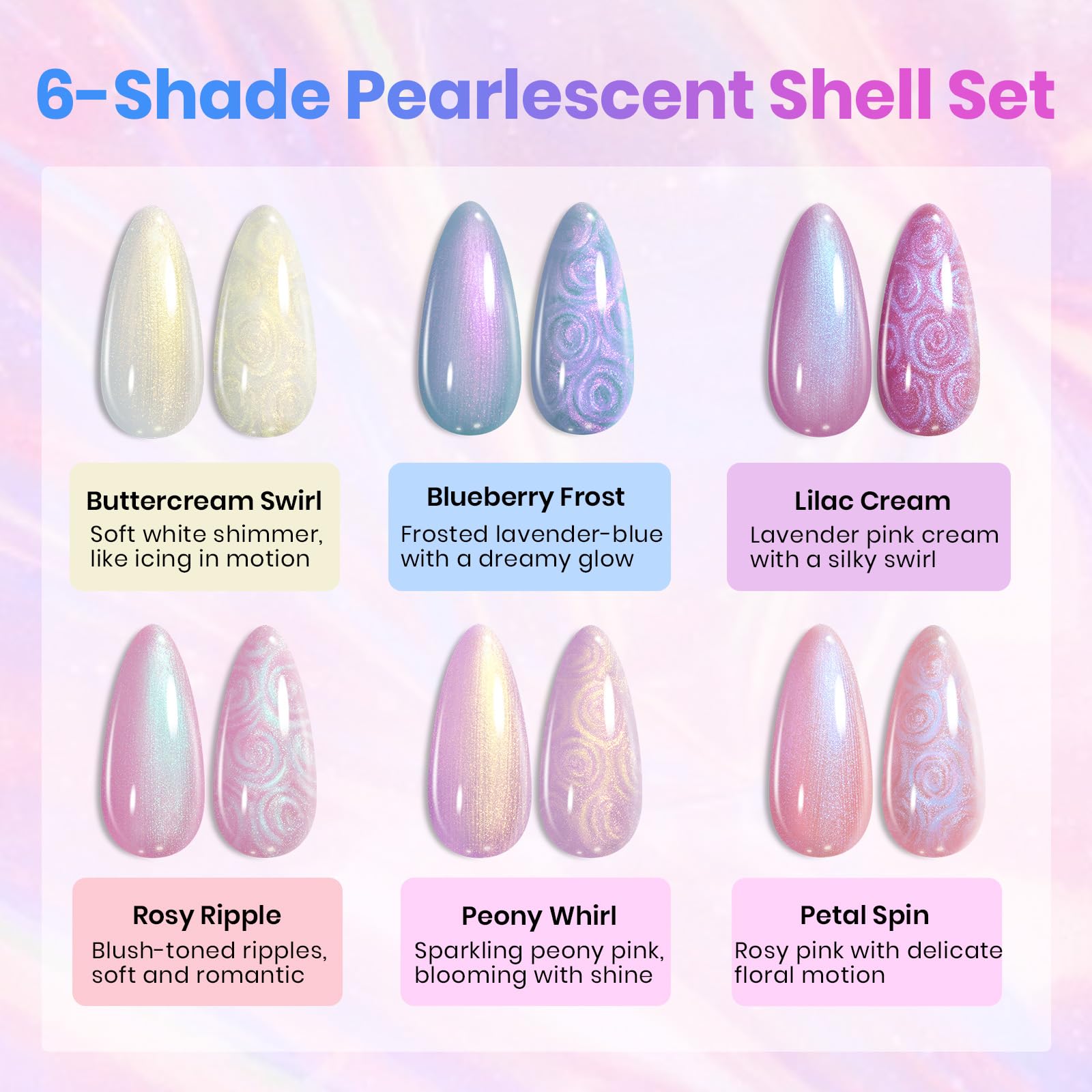 Beetles Shell Texture design enhances creative nail art patterns.