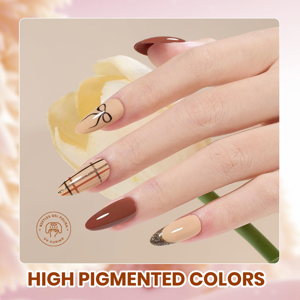 Beetles Sonata shades display matte and gloss finishes for versatile autumn looks.