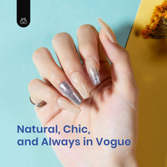 Beetles Gel Polish thin-edge tips for comfortable wear