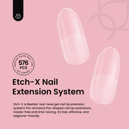 Beetles Gel Polish tips in 12 sizes for a perfect fit.
