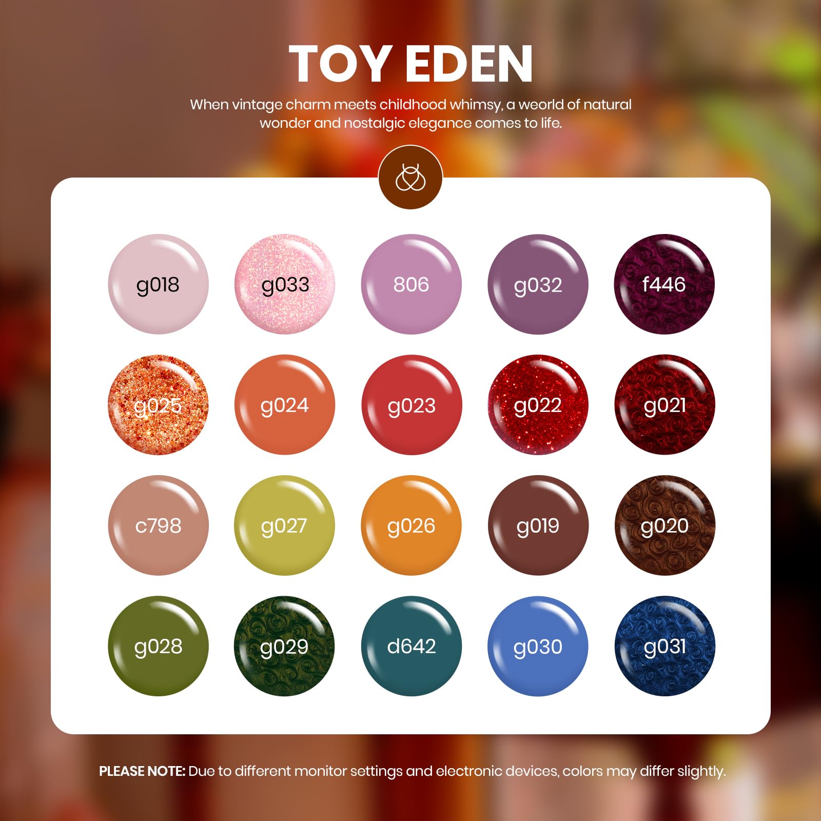 Beetles Gel Polish Toy Eden bottle close-up showing creamy texture and rich hues.