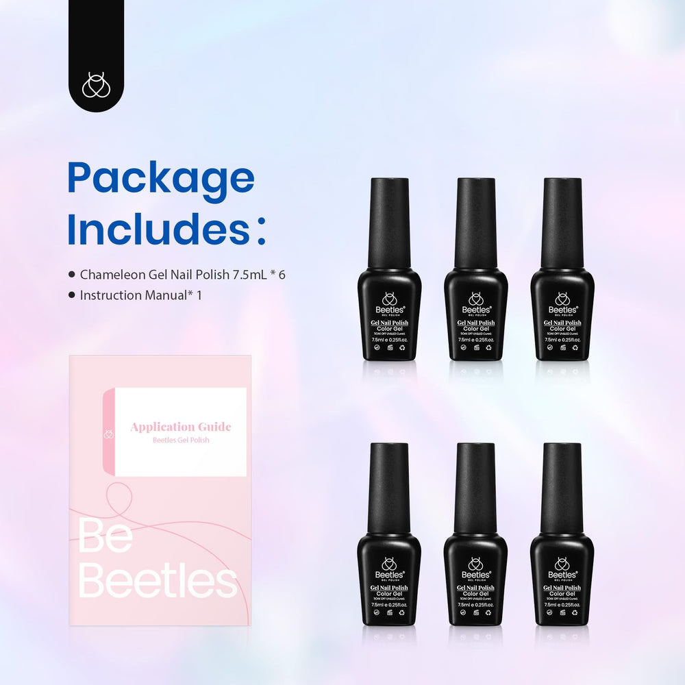Beetles Glitter Gel Polish UV LED cure for glossy finish