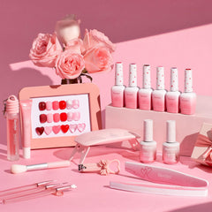 Beetles heart cat-eye gel red creates romantic nail art options