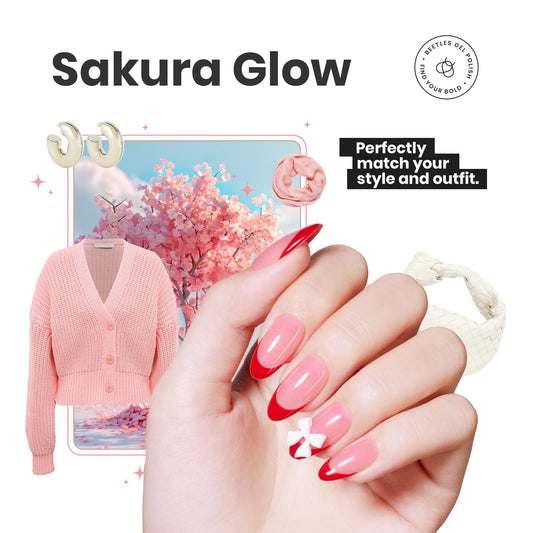 Beetles Heartbeat pink nude shades close-up for chic everyday nails