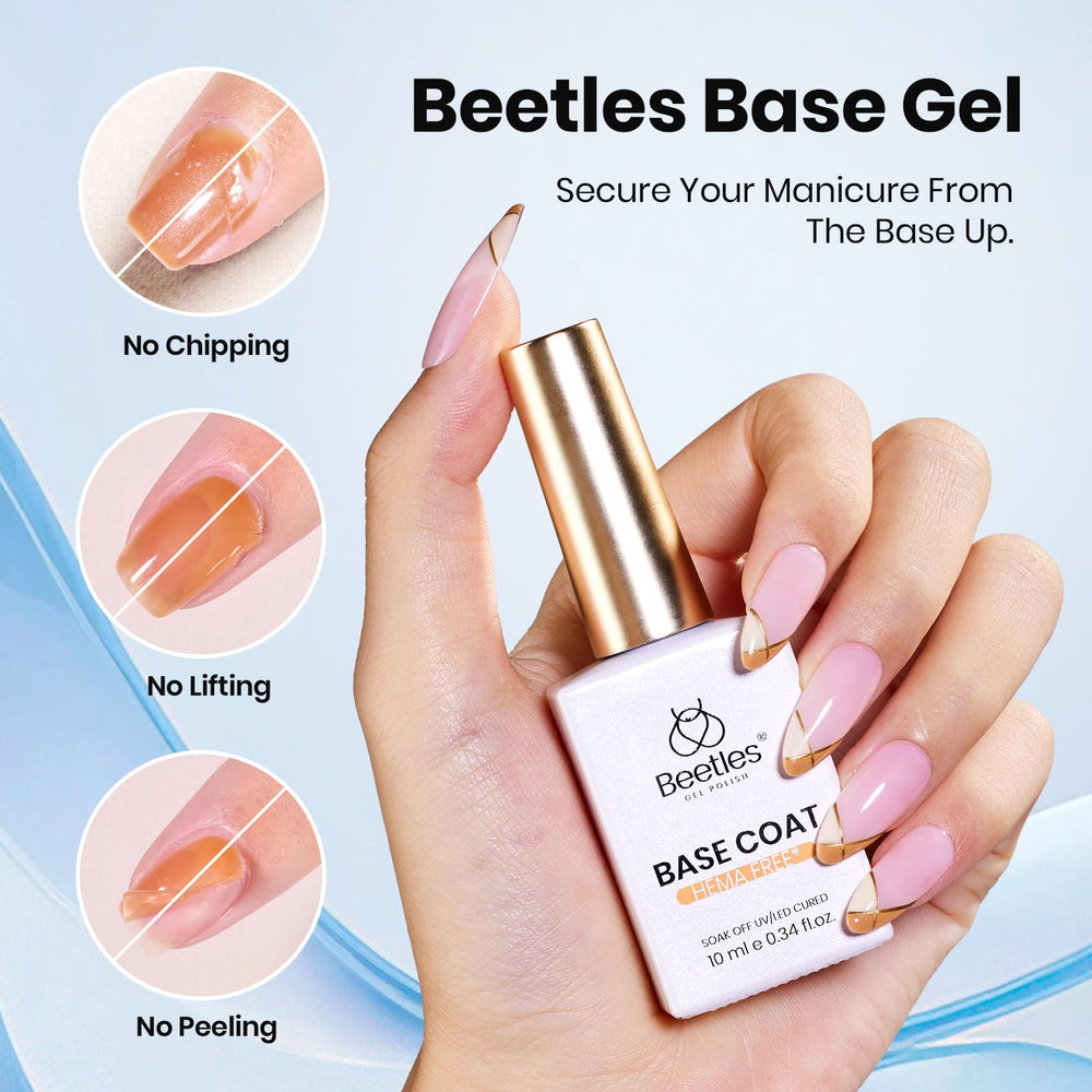 Beetles Hema-Free Matte Top Coat bottle for velvety, smudge-resistant shine