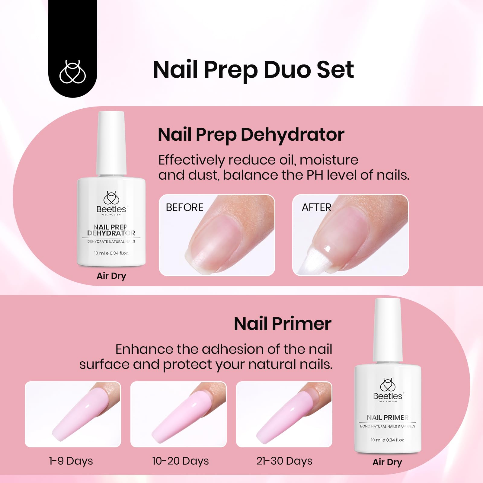 Beetles HEMa-free nail glue delivers precise, clean application.