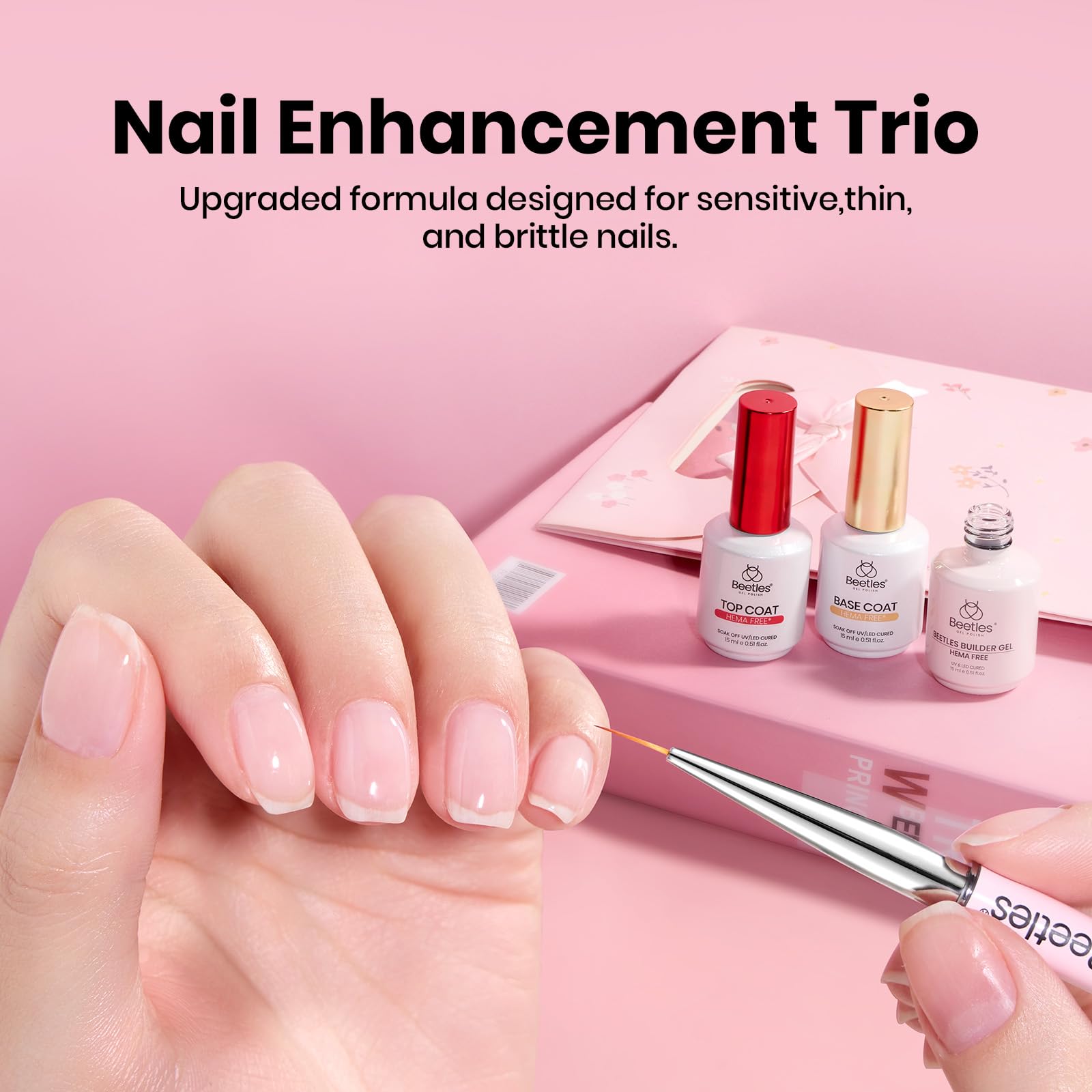 Beetles HEMA Free set delivers salon-quality finish at home.