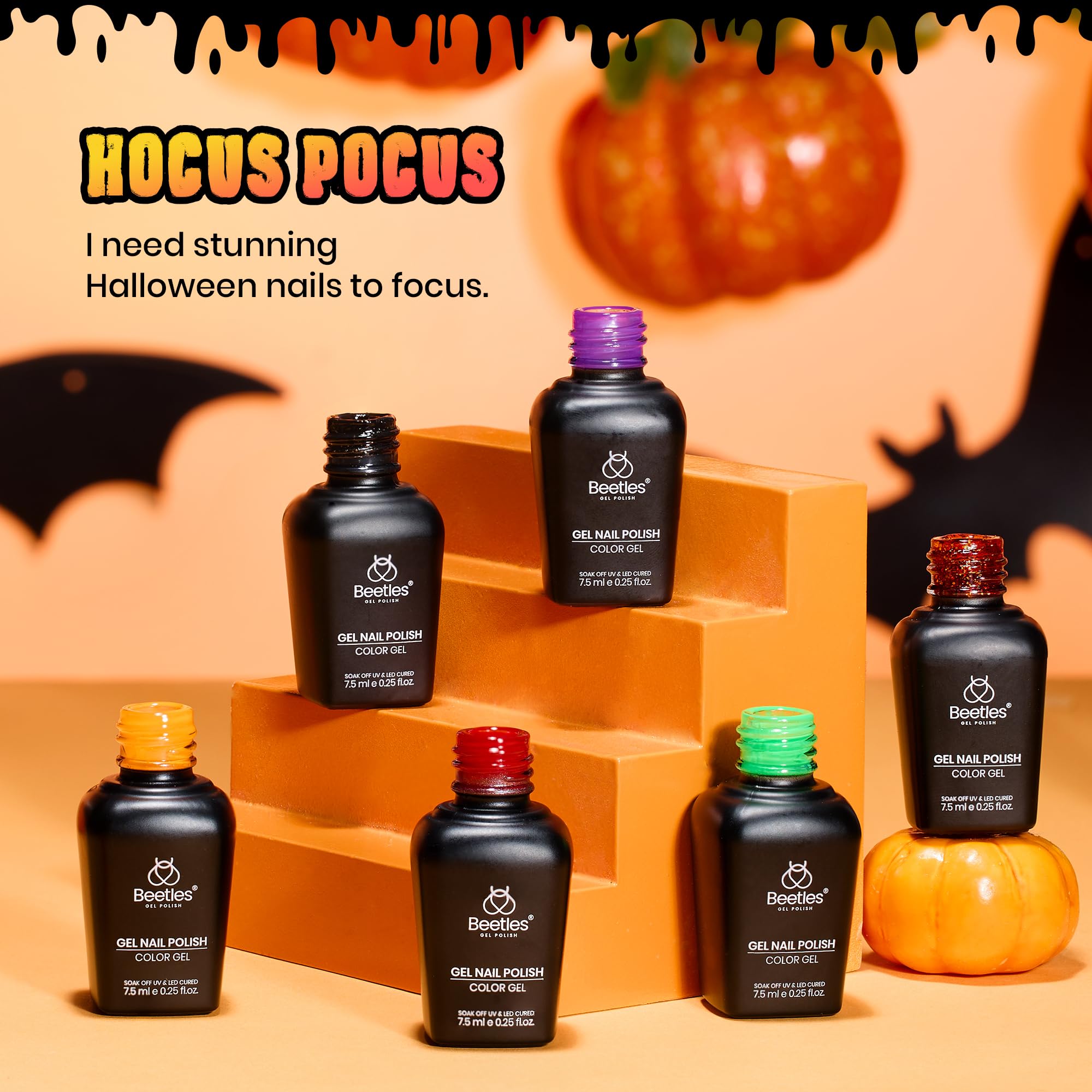 Beetles Hocus Pocus glitter nail polish for festive sparkle