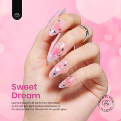 Beetles hot pink glitter gel polish for dazzling nails.