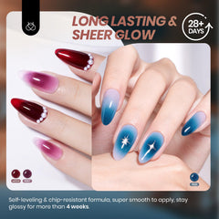 Beetles purple jelly gel polish offers rich color layering options.