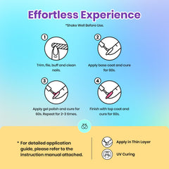 Beetles LED curing compatible for quick, safe nail sessions.