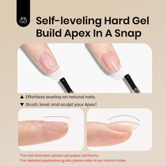 Beetles Gel Set cures quickly under LED or UV light.
