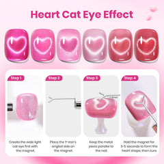 Beetles Love Signal cat eye finish creates depth as light shifts.