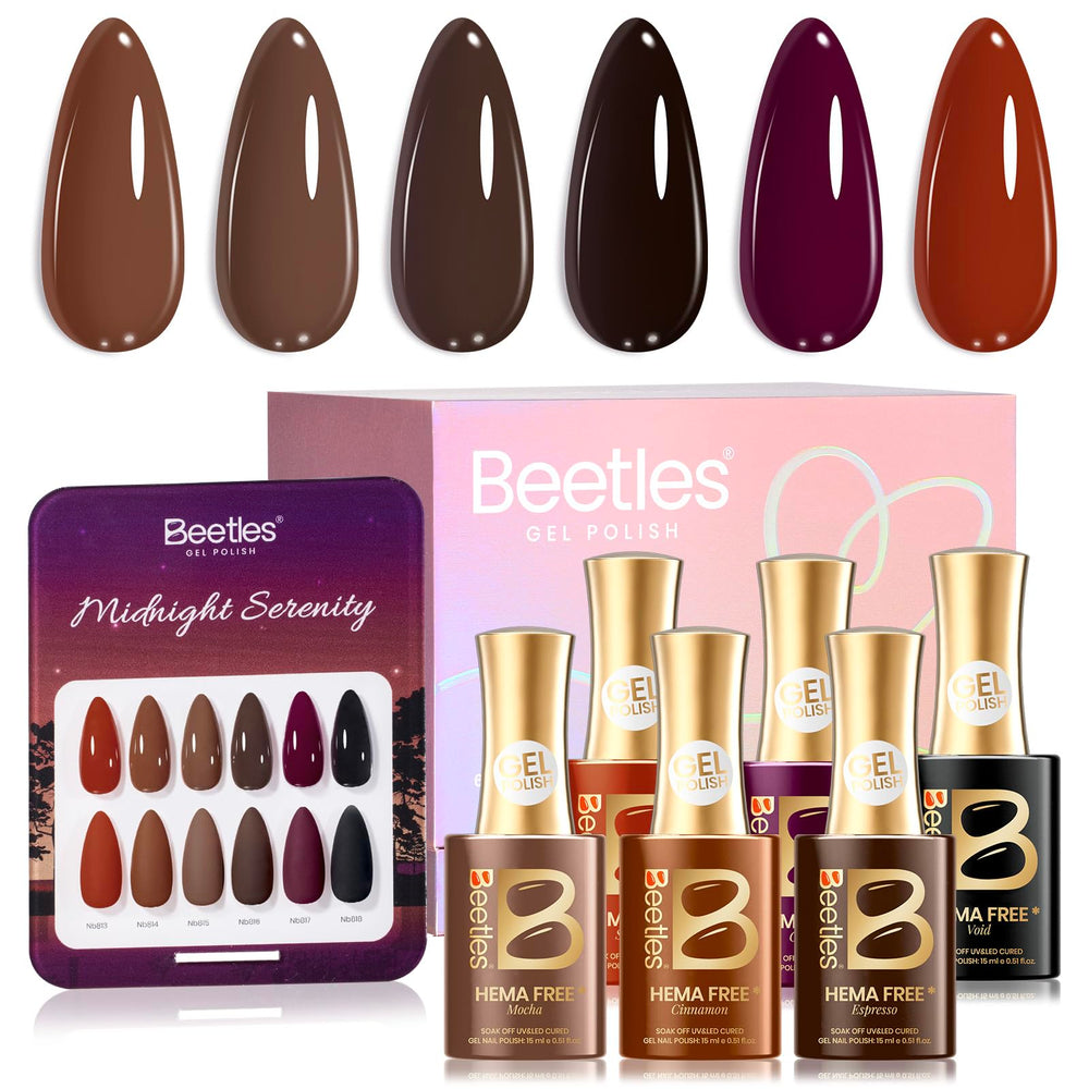 Beetles Midnight Serenity box for an organized, salon-ready display of the gel polish set.