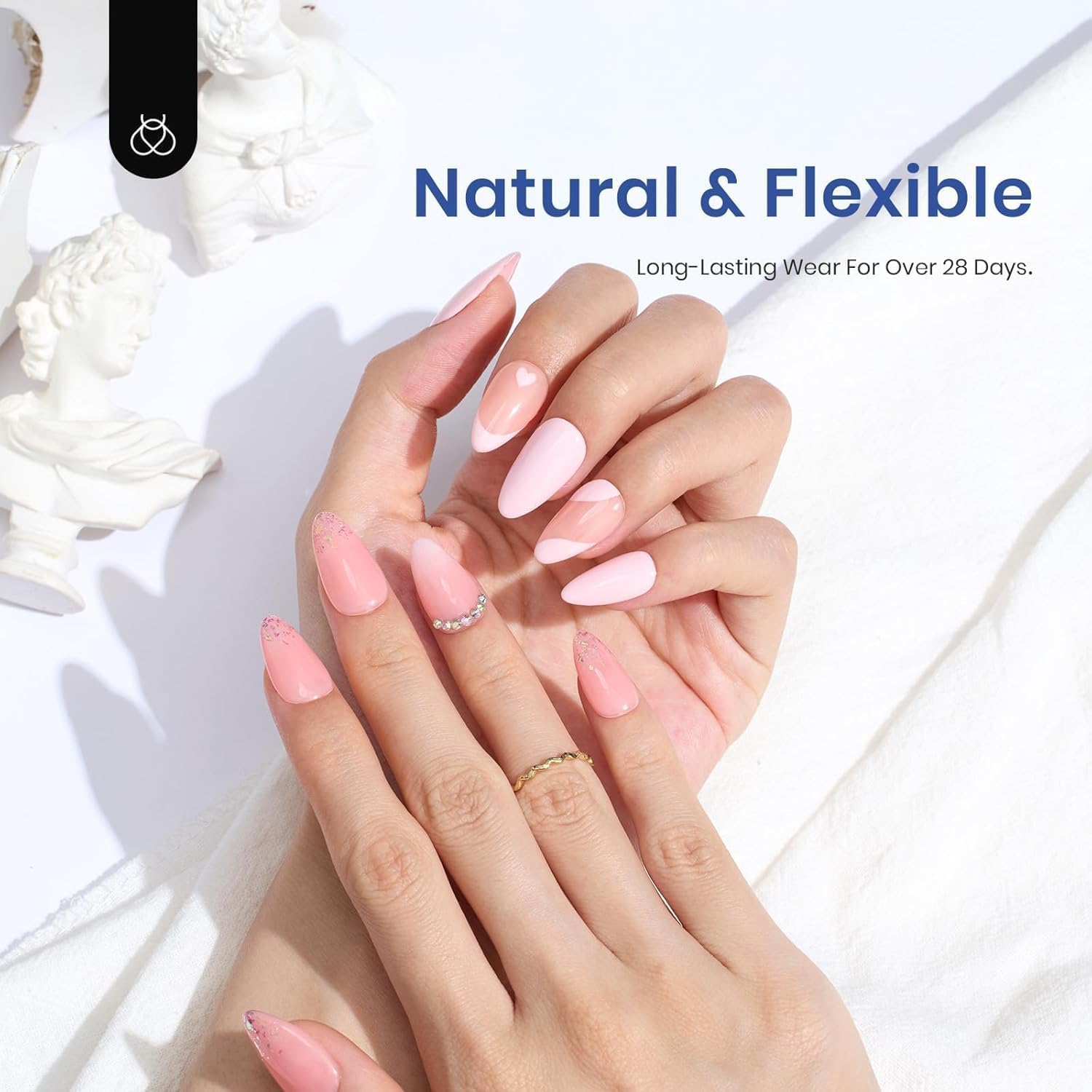 Beetles mini UV LED lamp portable for quick nail curing on the go.