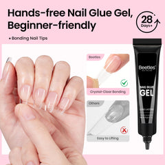 Beetles nail clipper and file set for shaping and prep.