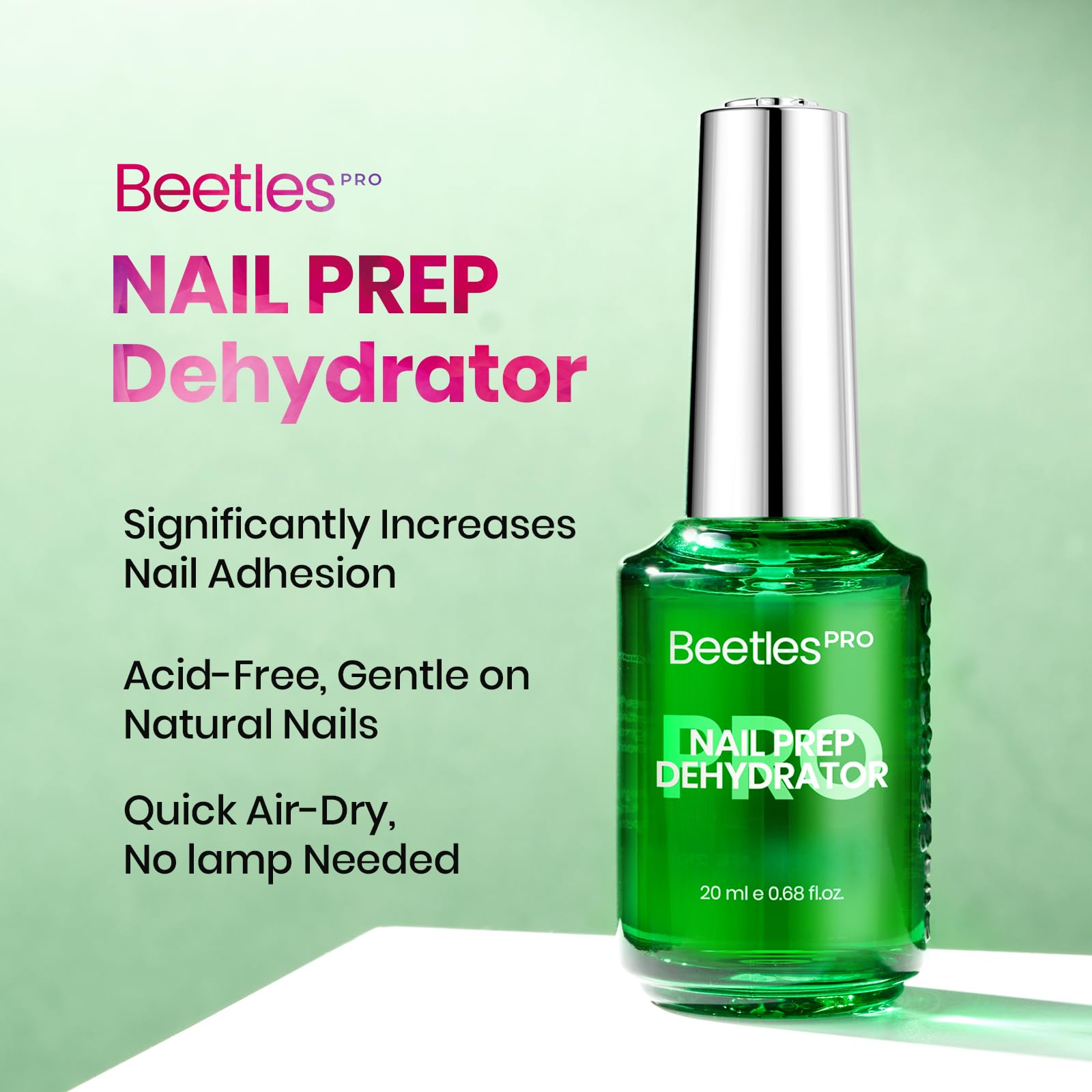 Beetles Dehydrator brush in action, quick prep for precise surface drying and adhesion.