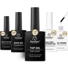 Beetles nail-dehydrator-primer-kit boosts adhesion for durable gel nails.