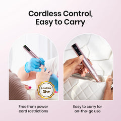 Beetles drill speed range 3000-16000 RPM for versatile manicure and pedicure tasks.
