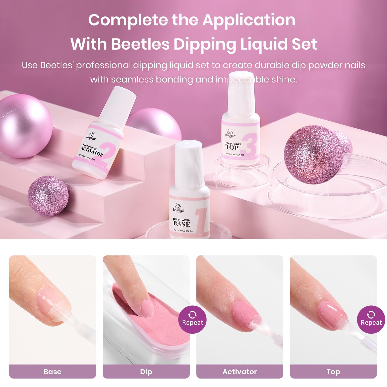 Beetles Nail File provides shaping for a flawless finish