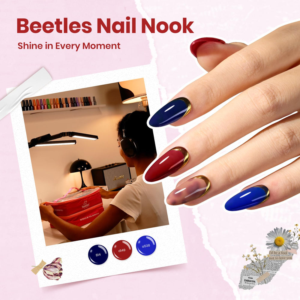 Beetles Nail Nook Swatch Palette speeds shade selection.