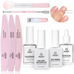 Beetles Nail Prep Kit Dehydrator bottle improves adhesion for lasting manicures