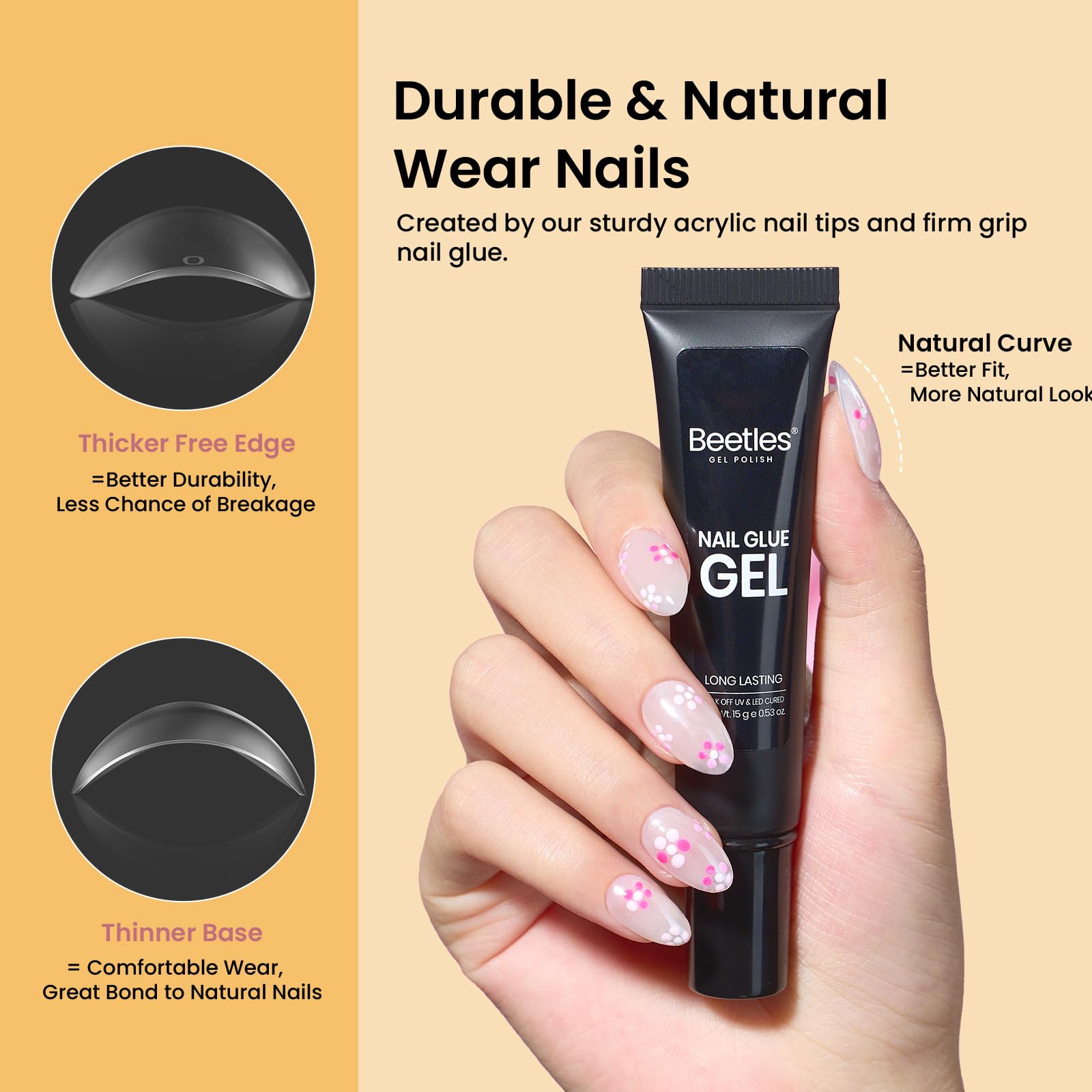 Beetles Nail Primer 10ml bottle ideal base for stronger adherence